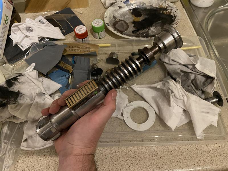 Luke Skywalker Creepy Uncle Lightsaber