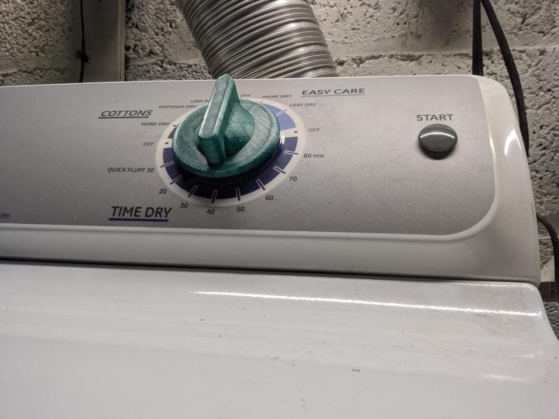 GE Clothes Dryer Control Knob