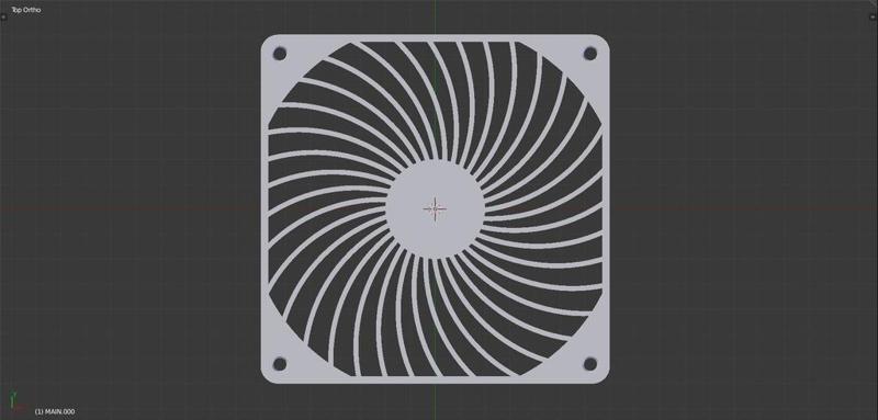 140mm Fan Grill, Air Penetrator Style