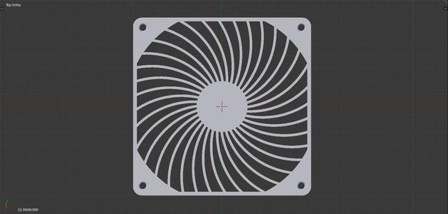 140mm Fan Grill, Air Penetrator Style