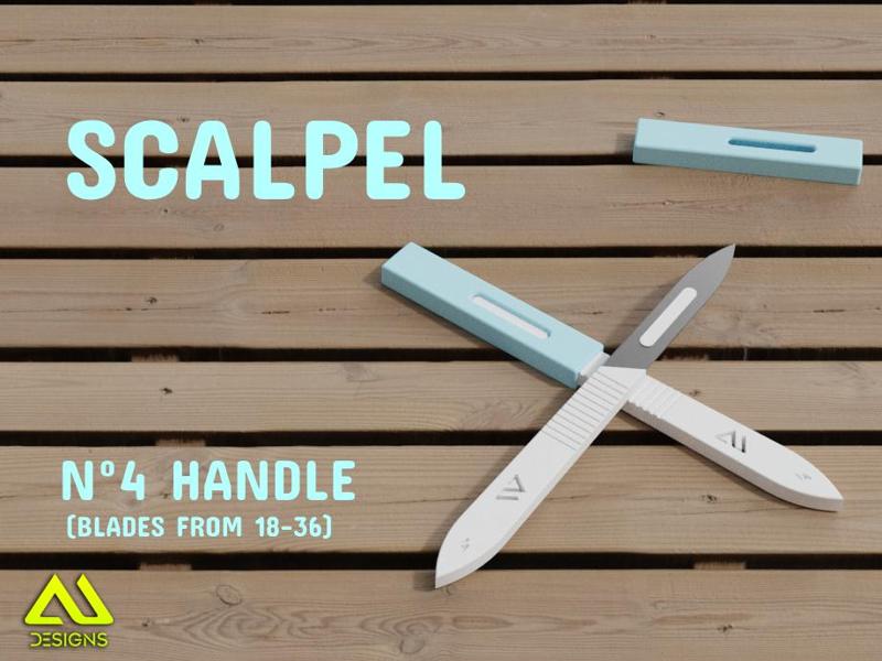 Scalpel Nº4 Handle (Blades from 18-36)