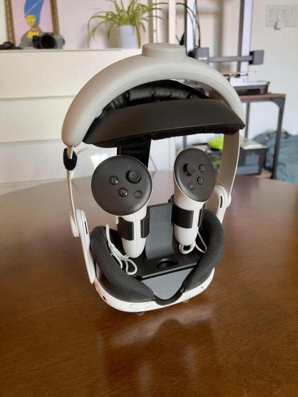 Quest 3 Controller Holder/Stand for travel [remix]
