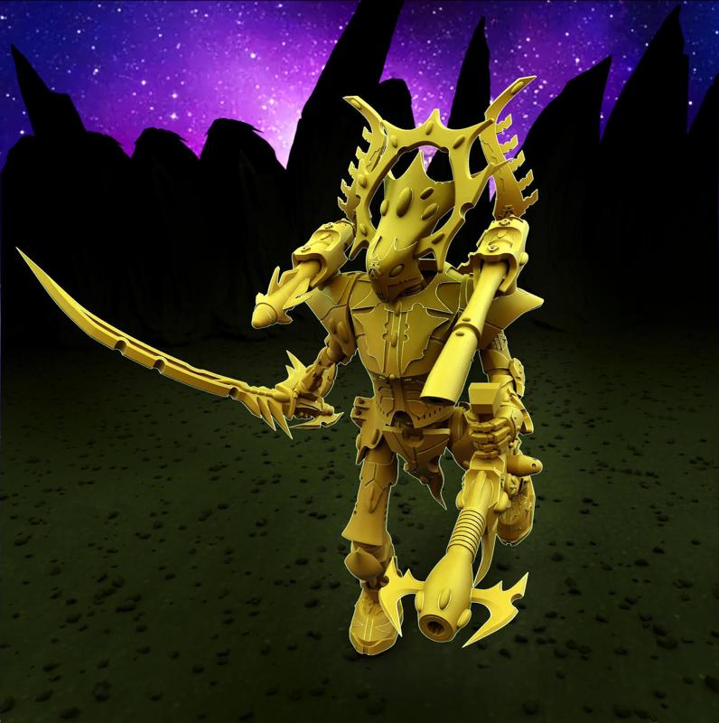 Space Elves Spirit Lord Sci Fi/Wargame proxy miniature