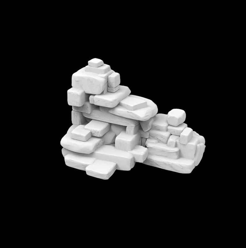 Rocks :: Mayan Decoration A803