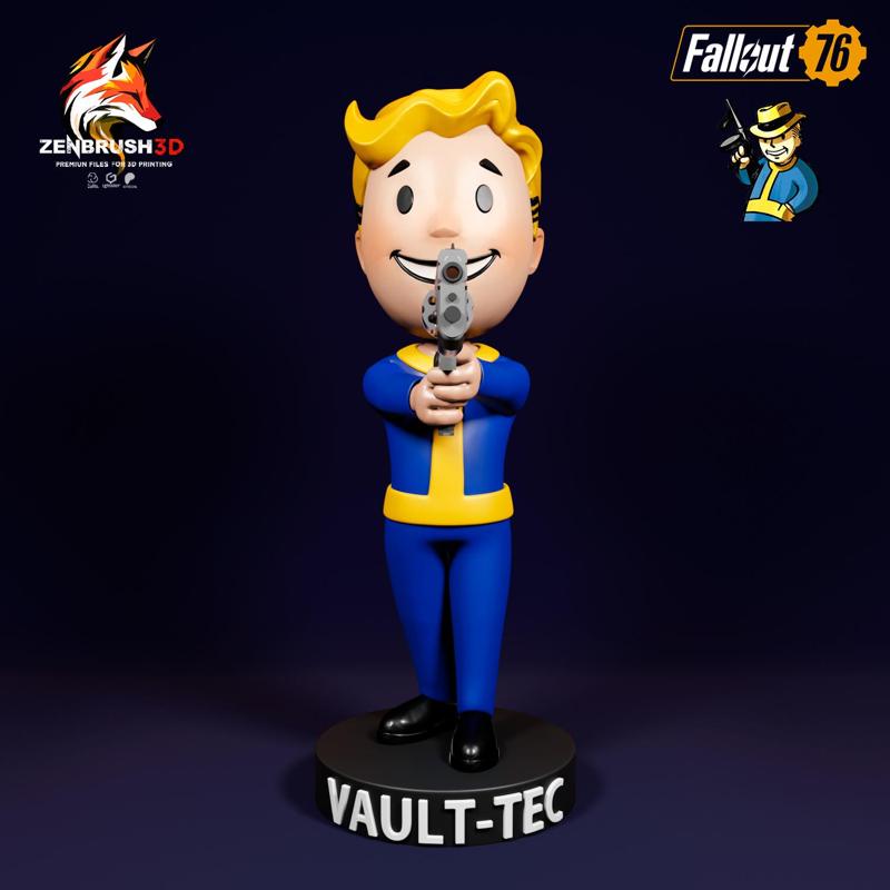 BOBBLEHEAD PACK 3 - FALLOUT 3D PRINTING - STL