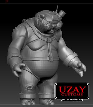 Star wars articulated galaxy edge AYUU 3D print model