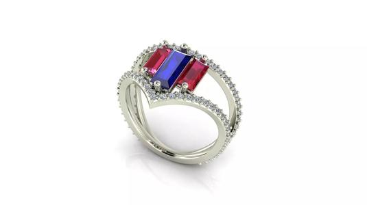 Three Stone Ring 2versions