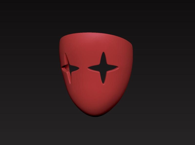 Red Star Mask