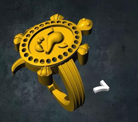 tortois turtle ring