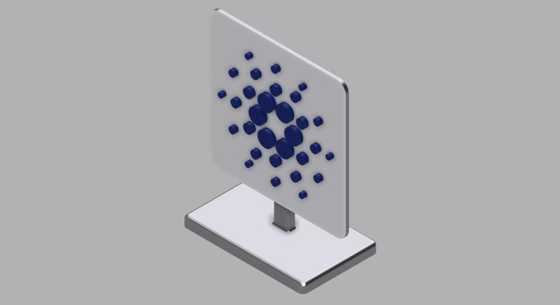 Cardano Logo Stand
