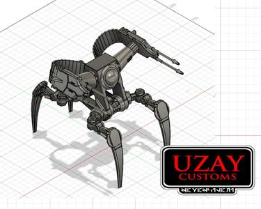 Star wars Mandalorian articulated  scorpenek annihilator droid  3D print model