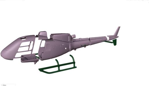 Eurocopter AS350 Ecureuil (RC helis Flywing  450)