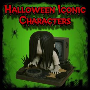 samara morgan diorama chibi Halloween iconic characters