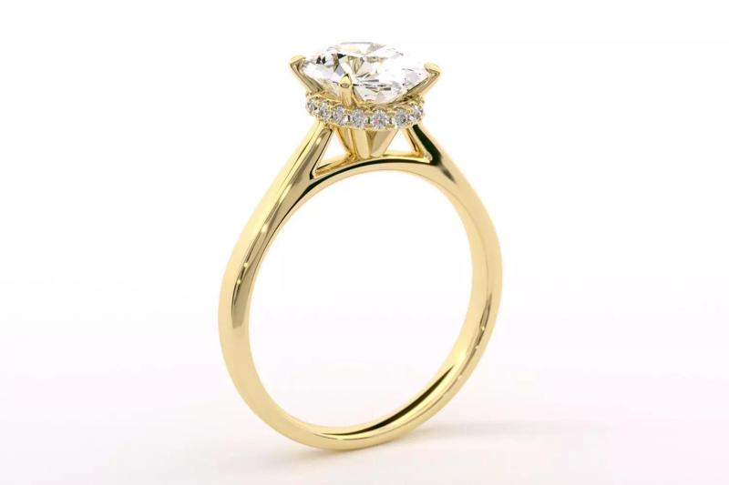 The Harper Oval Cut Engagement Ring