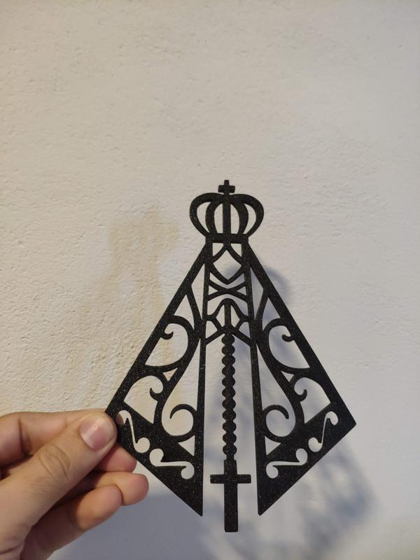 Nossa Senhora Perfil para Impressão 3D Our Lady Profile for 3D Printing
