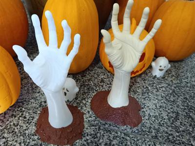 Halloween zombie hand