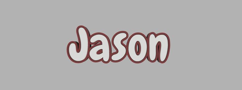 two-tone key ring - Jason