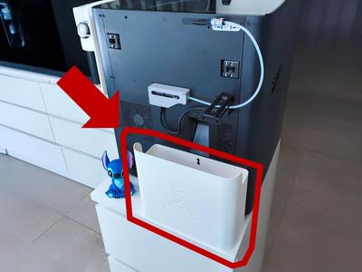 BackPoop Bin Collector for P1/X1, Smart Bambu Hack