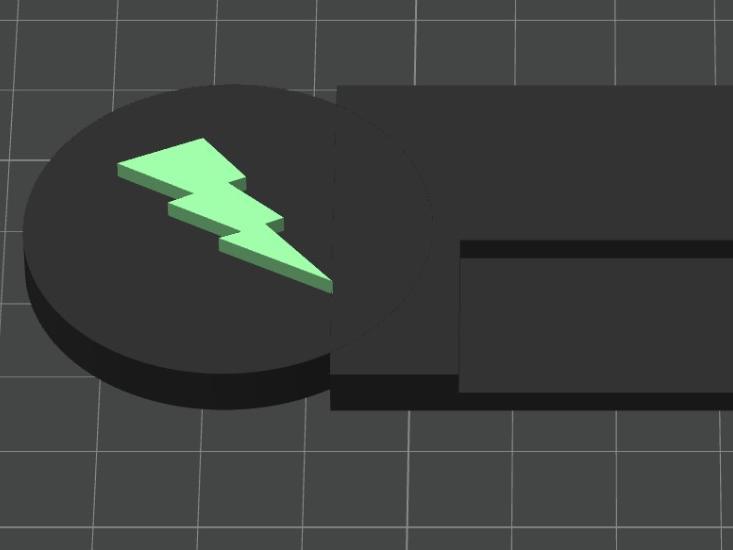 Lightning Bolt Badge