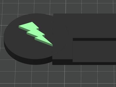 Lightning Bolt Badge
