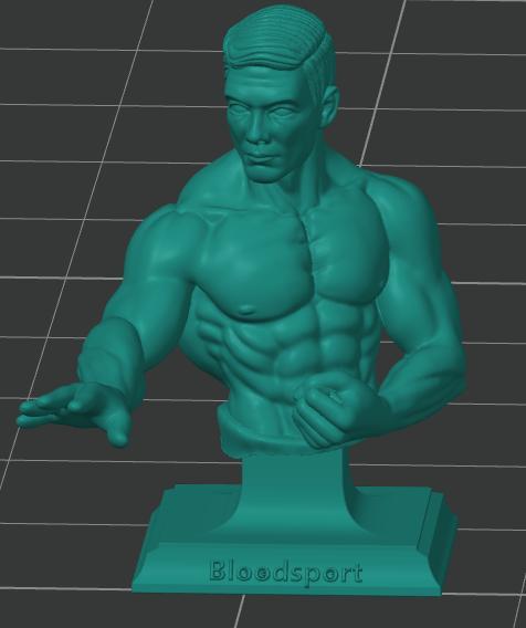 jcvd Bloodsport Bust