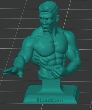 jcvd Bloodsport Bust