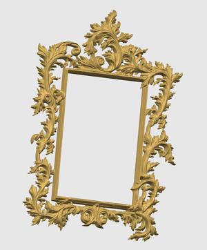 Decorative Picture Frame 08 - Modern Design for 3D Printing