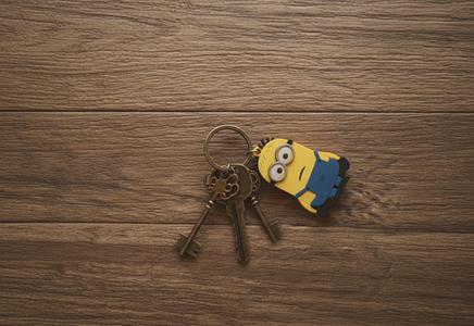 "Sad Minion" Keychain
