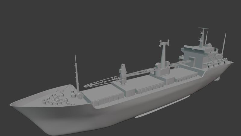 Ara San blas- beagle channel, naval model, for 28 cm or more