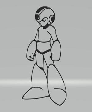 Megaman X / Rockman X - 2D Wall Art