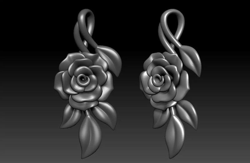 Rose pendant