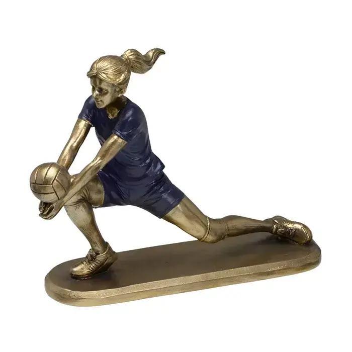 volleyball player sculpture