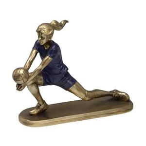 volleyball player sculpture