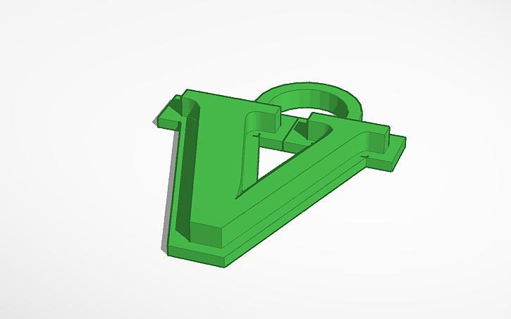 LLAVERO LETRA V ( LETTER V KEYCHAIN )