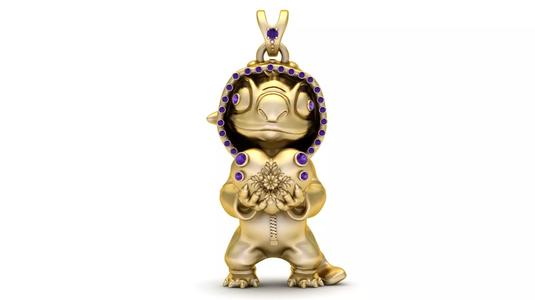 Lilo  Stitch Pendant  3D Printable Model