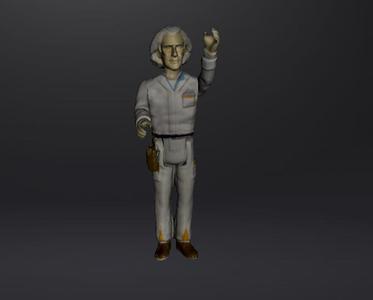 DOC MCFLY FIGURE RETURN TO THE FUTURE 3.75 ARTICLE .stl .obj