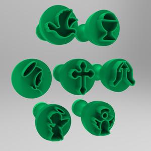 STAMPS AND MARKER FOR BRIGADEIROS - BAPTISM SWEETS STAMPS