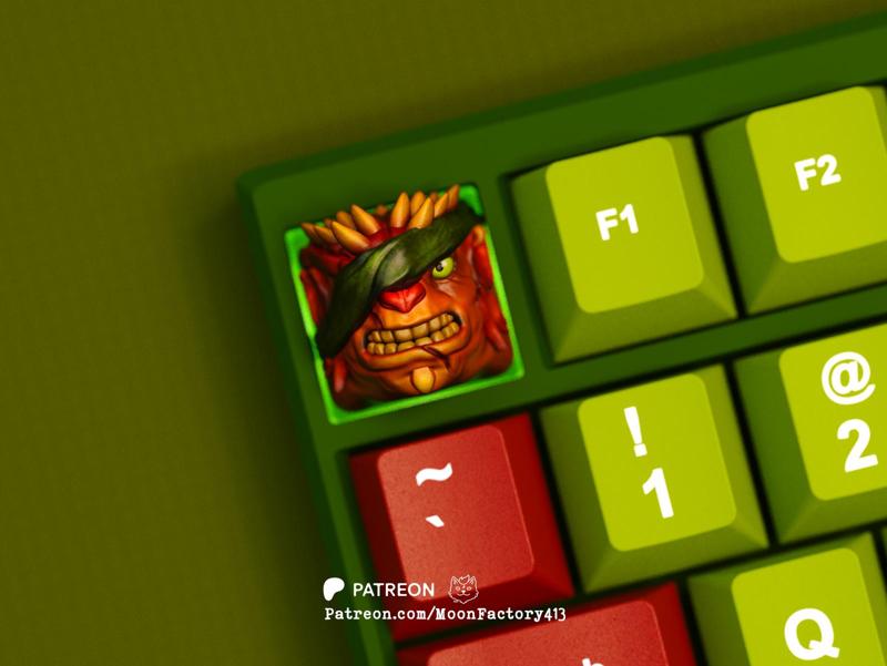 Bristleback Artisan Keycap