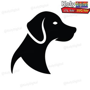dog face logo wall art
