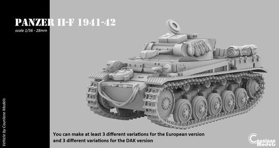 Panzer II F 1941-1942 European and DAK versions