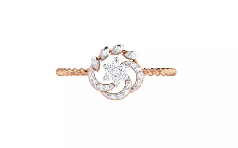 Ultra light wt Women Ring 3dm stl renders details