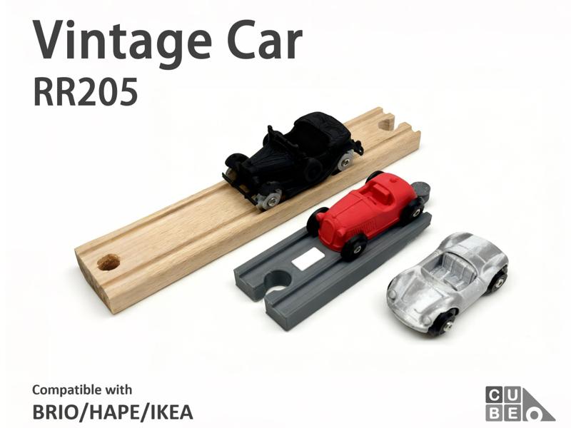 CUBEUNi-Real Rail-VINTAGE CAR-IKEA/BRIO