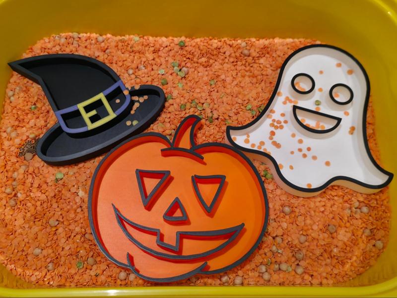 Halloween Sensory Trays