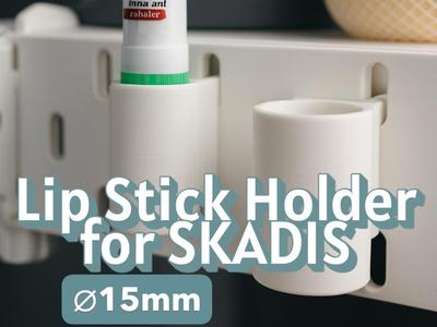 Lip Stick Holder for IKEA SKADIS Pegboard Lipstick/Nasal Inhaler Holder