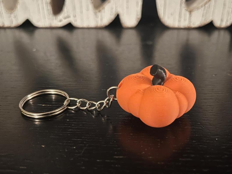 Pumpkin Keychain