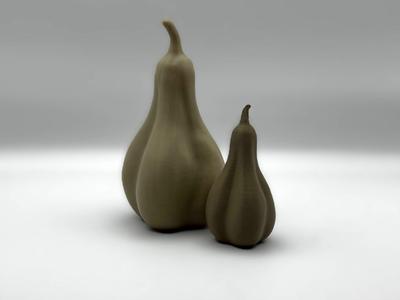 Wierd Tall Modern Pumpkin