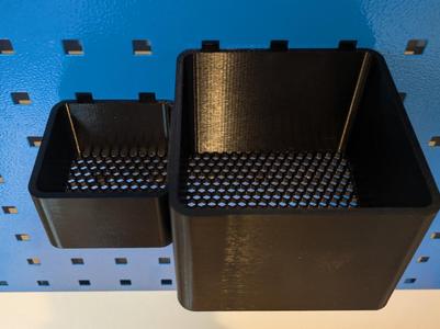 Storage Box [Multiple Sizes] - Square Pegboard