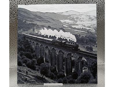 Steam Train over Viaduct Hueforge