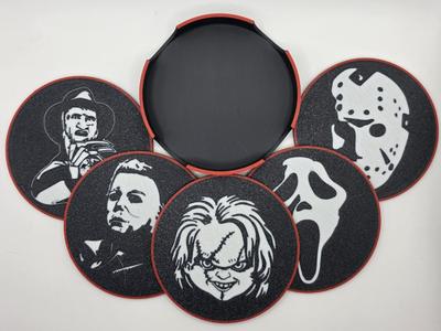Horror Coasters W/holder! *Now featuring freddy!