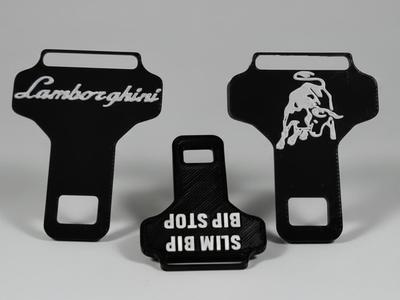 LAMBORGHINI SLIM BIP BIP STOP, Seat belt